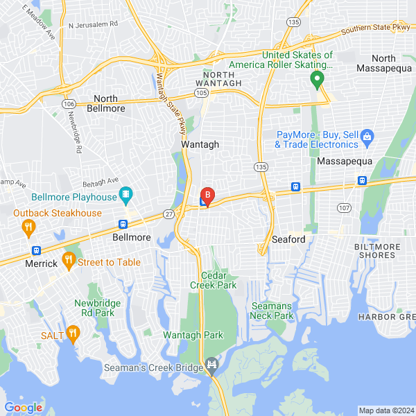 Calta Marketing location map: 3280 Sunrise Highway, Wantagh, New York