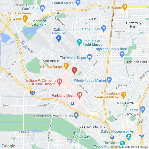 Low Profile Flatbed Towing location map: 6115 Owens St, Dallas, TX